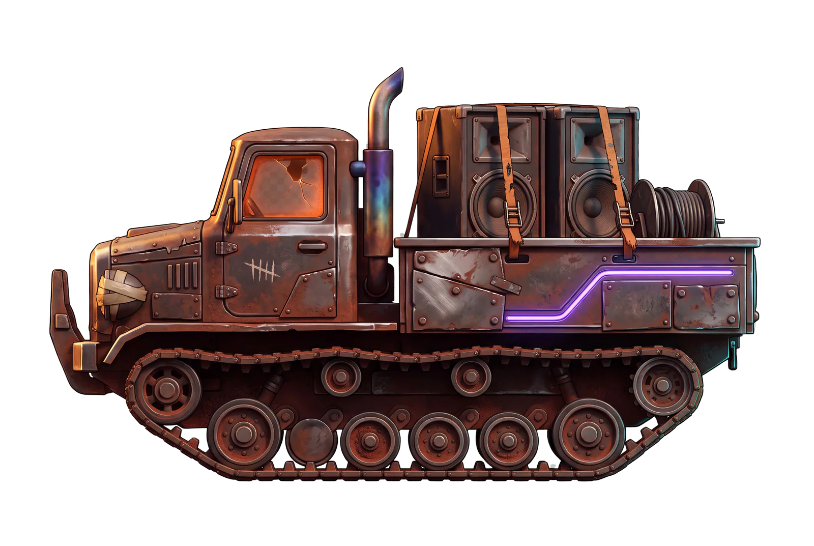 Rig hauler — Scenery, animated