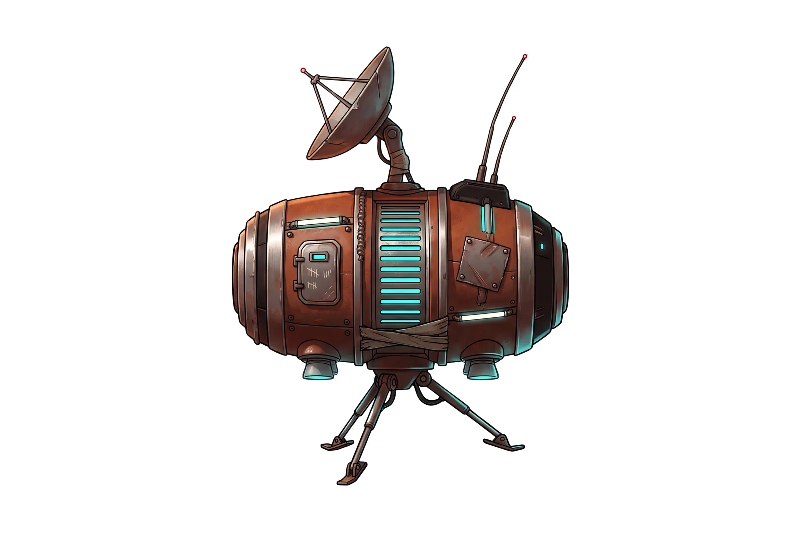 Comms relay — Scenery, animated